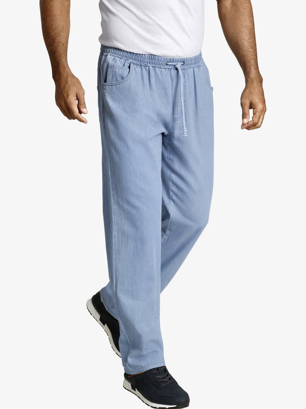 Jan Vanderstorm Schlupfjeans Herren blau, 46-34
