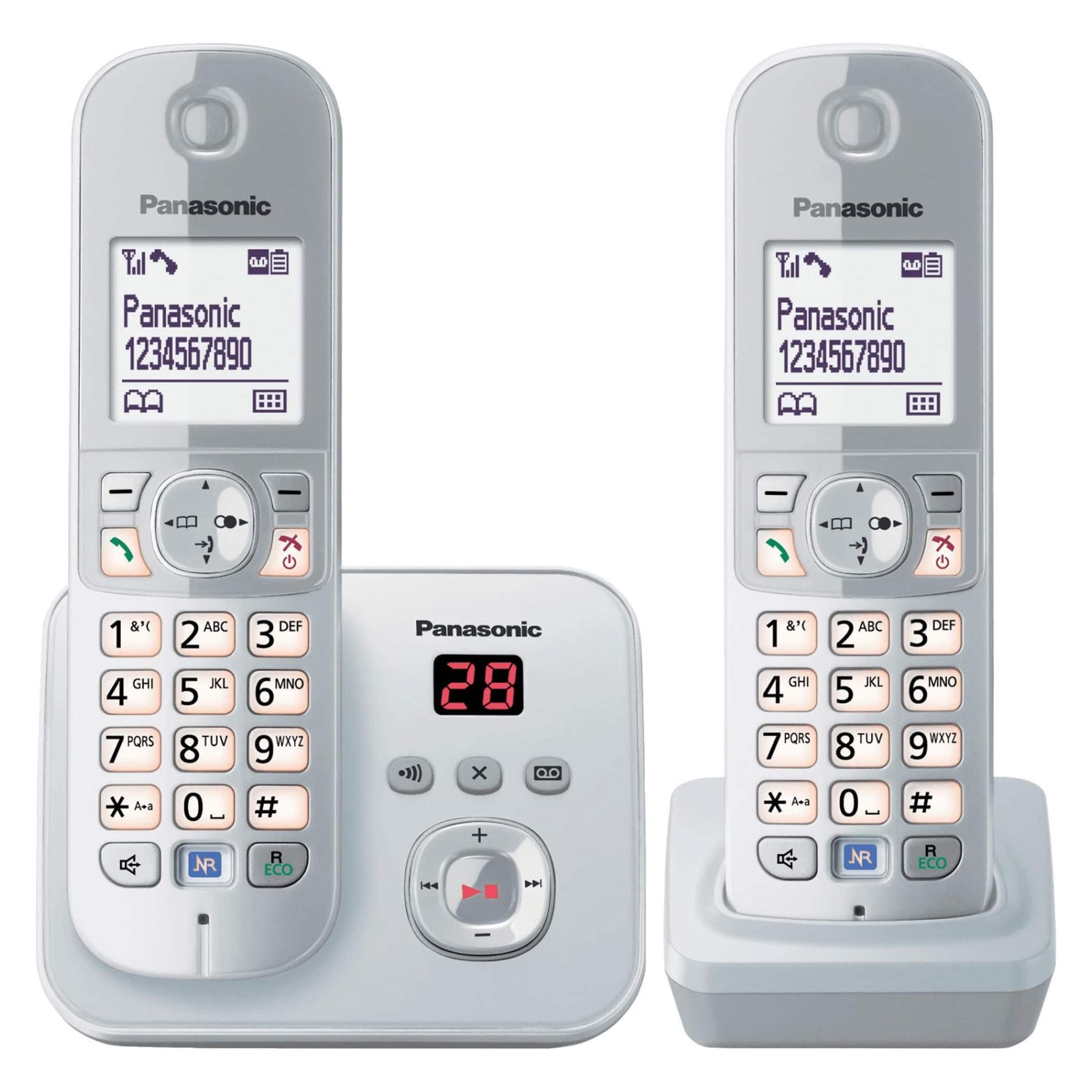 Panasonic KX-TG6822GS, Telefon, Silber