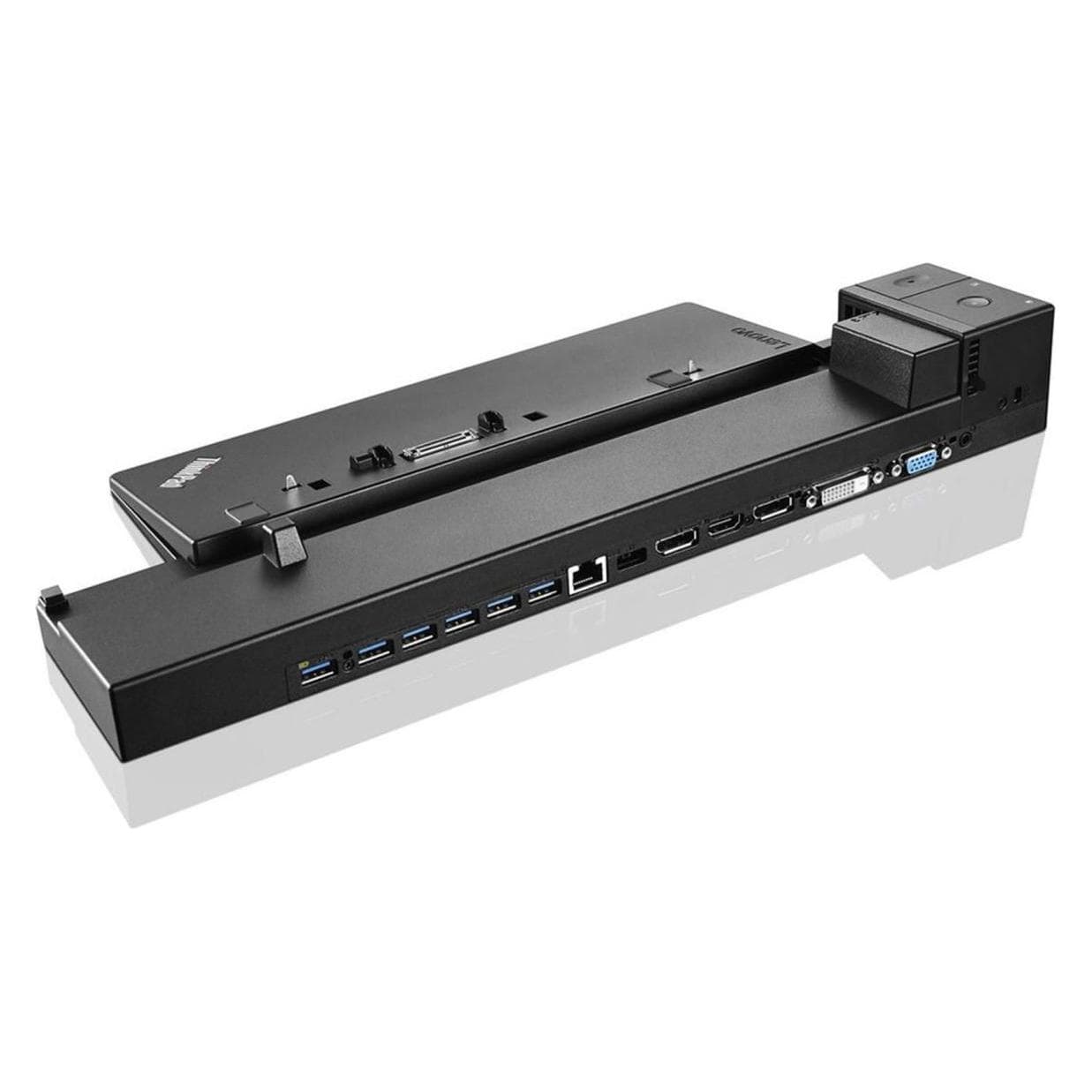 Lenovo ThinkPad Workstation Dock (Docking Port, 6 Ports), Dockingstation + USB Hub, Schwarz