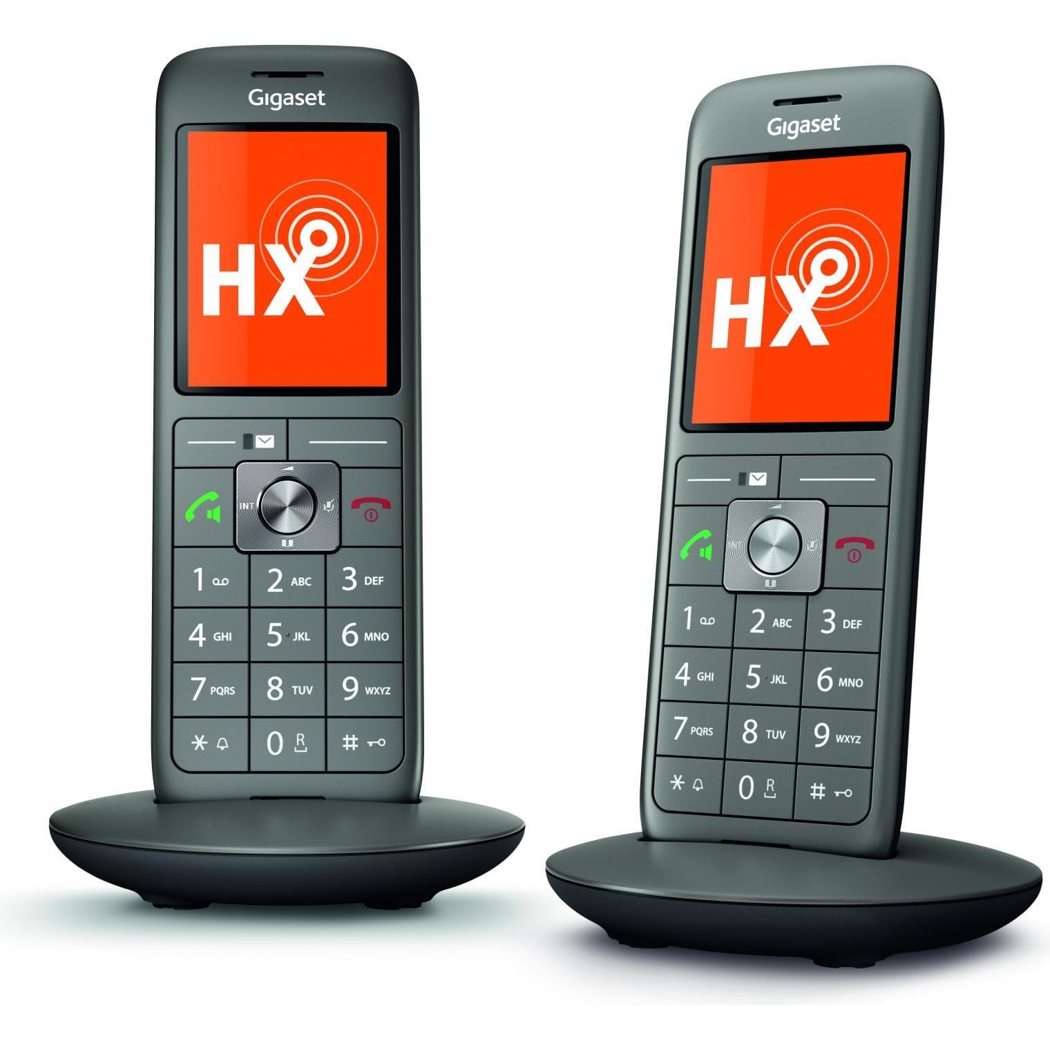 Gigaset CL660HX Duo (DE-Version), Telefon, Grau, Schwarz