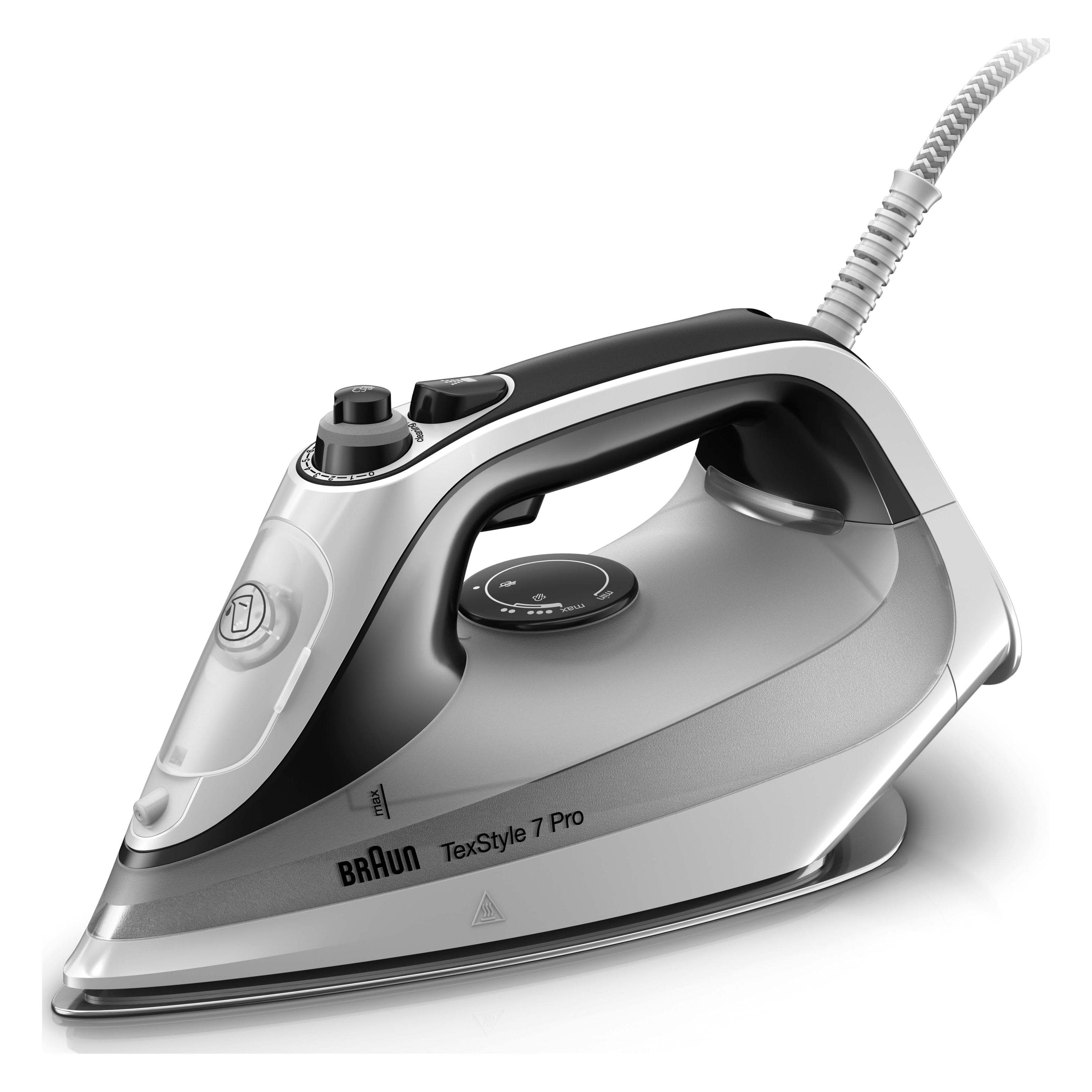 Braun TexStyle 7 Pro SI7149WB, Bügeleisen, Weiss, Schwarz
