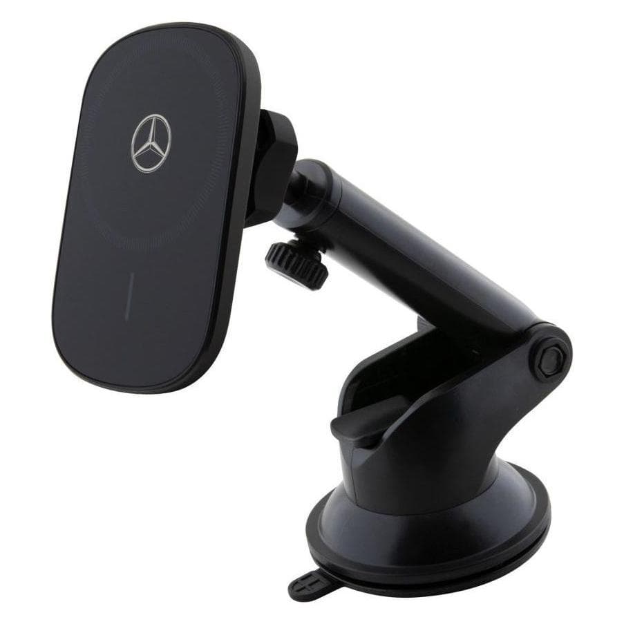 Mercedes-Benz Mercedes ład. indukcyjna MEWCCGSLK 15W do kratki went/szybę czarny/black Silver Stars MagSafe, Smartphone Halterung, Schwarz