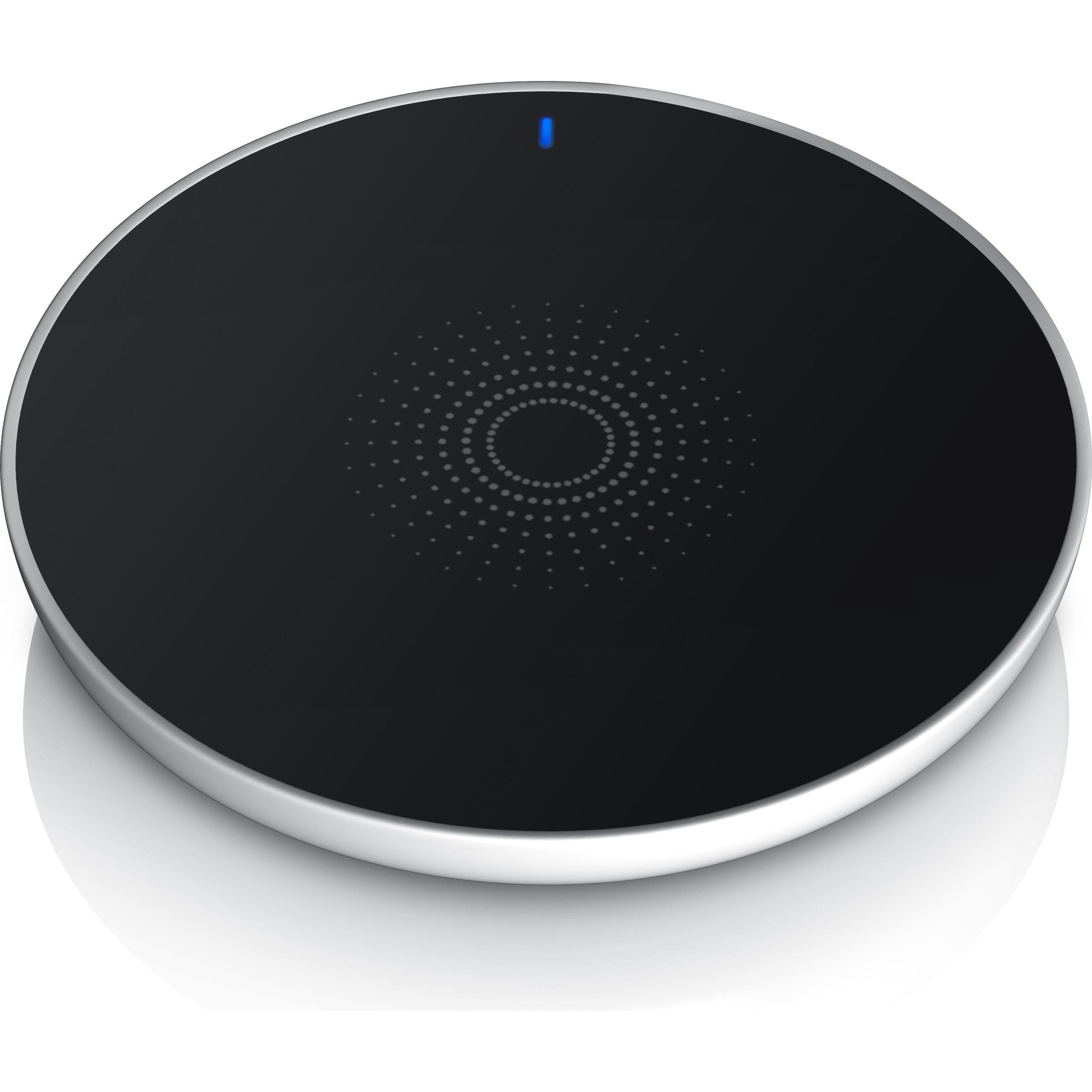 Aplic Induktions-Ladegerät, induktive Ladestation, Qi-Charger, 5V DC, 1,5A-2A, Induktionsladegerät (5 W), Wireless Charger, Schwarz