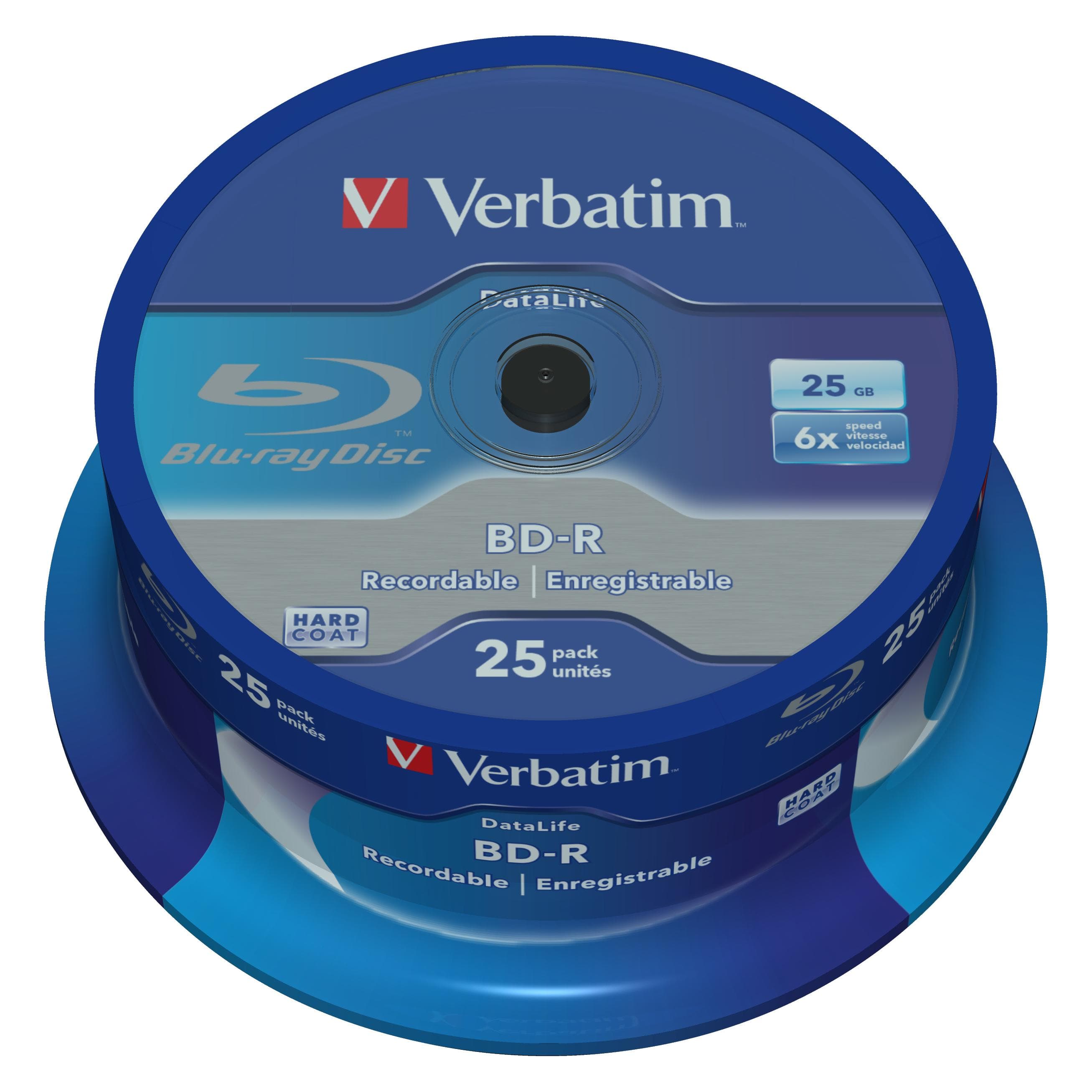 Verbatim BD-R (25x), Optischer Datenträger