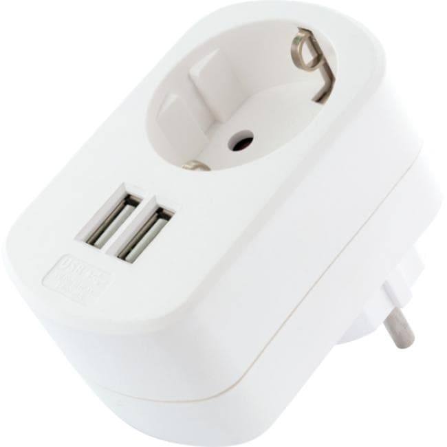 Schwaiger USB Ladegerät (5 W, 1 Port), USB Ladegerät, Weiss