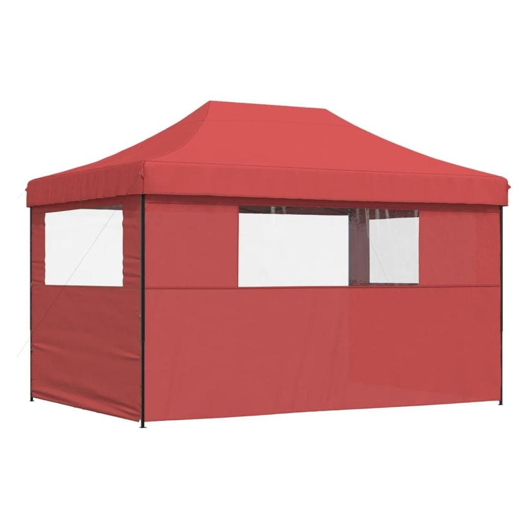 vidaXL, Pavillon, Marmelis (mit 3 Seitenwänden) (410 cm, 279 cm)