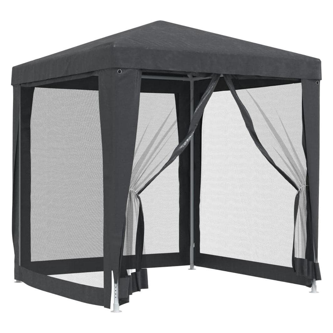 vidaXL, Pavillon, Linmonville (mit 4 Seitenwänden) (200 cm, 200 cm)