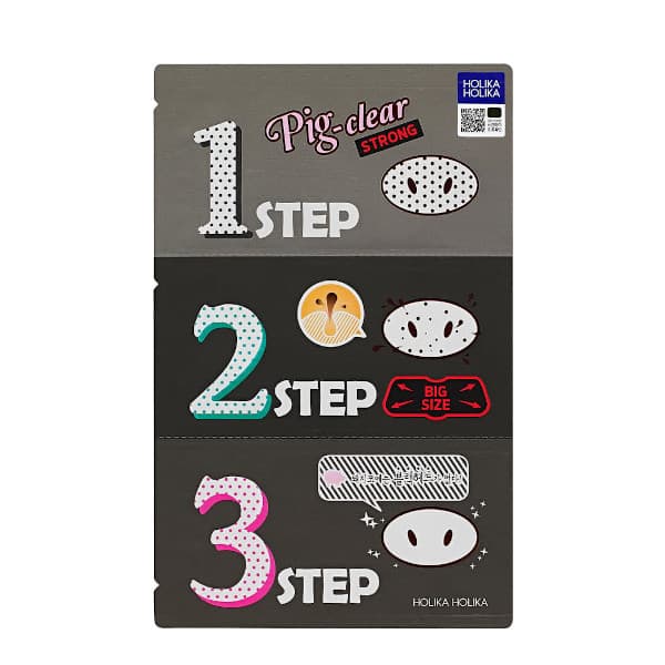 Holika Holika - Pig Clear Black Head 3-Step Kit (Strong)
