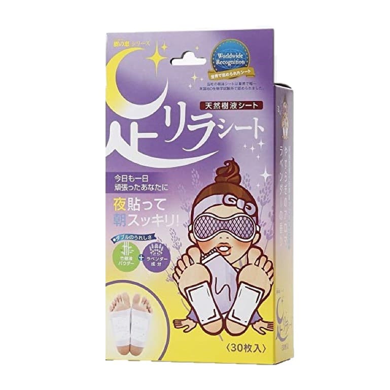 Kinomegumi - Ashirira - Foot Relax Sheet Lavender - 30stücke