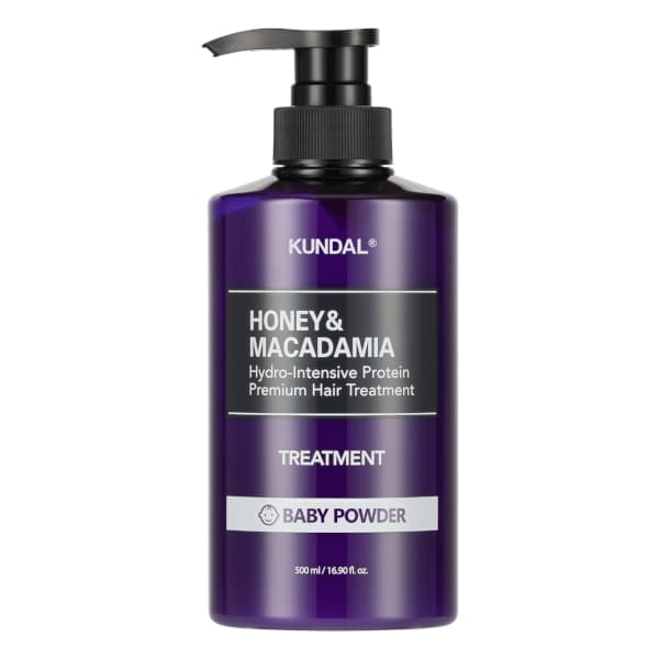 KUNDAL - Honey & Macadamia Protein Hair Treatment - 500ml - Baby Powder