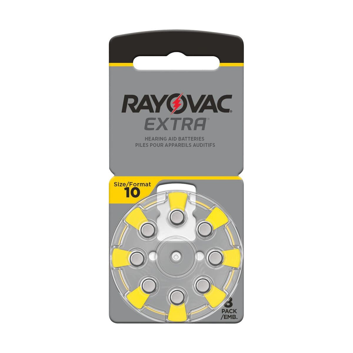 Rayovac HA10 PR70 Hörgeräte Batterien Extra Advanced