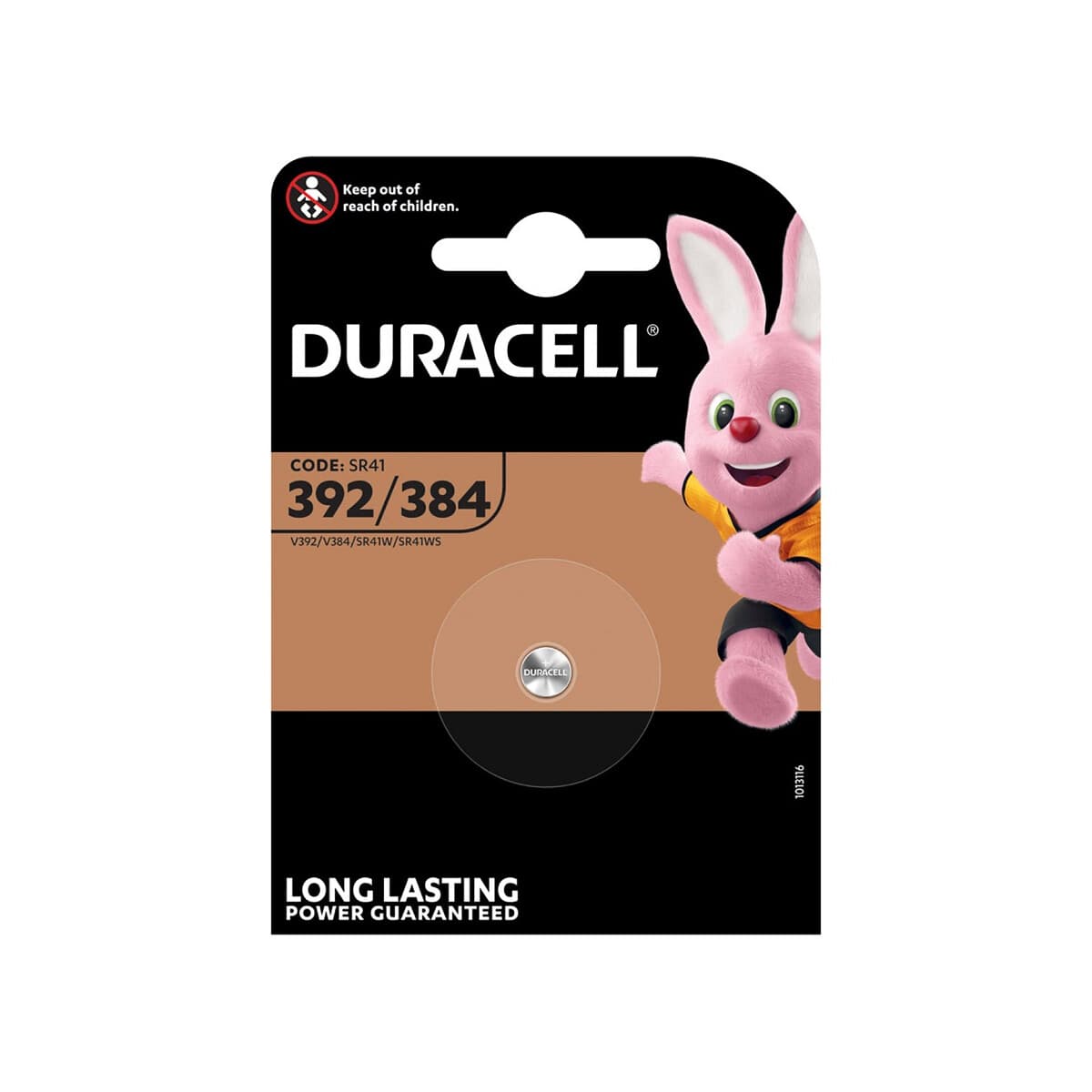 Duracell Uhrenbatterie D392 1,55V 45mAh AgO 1er Blister