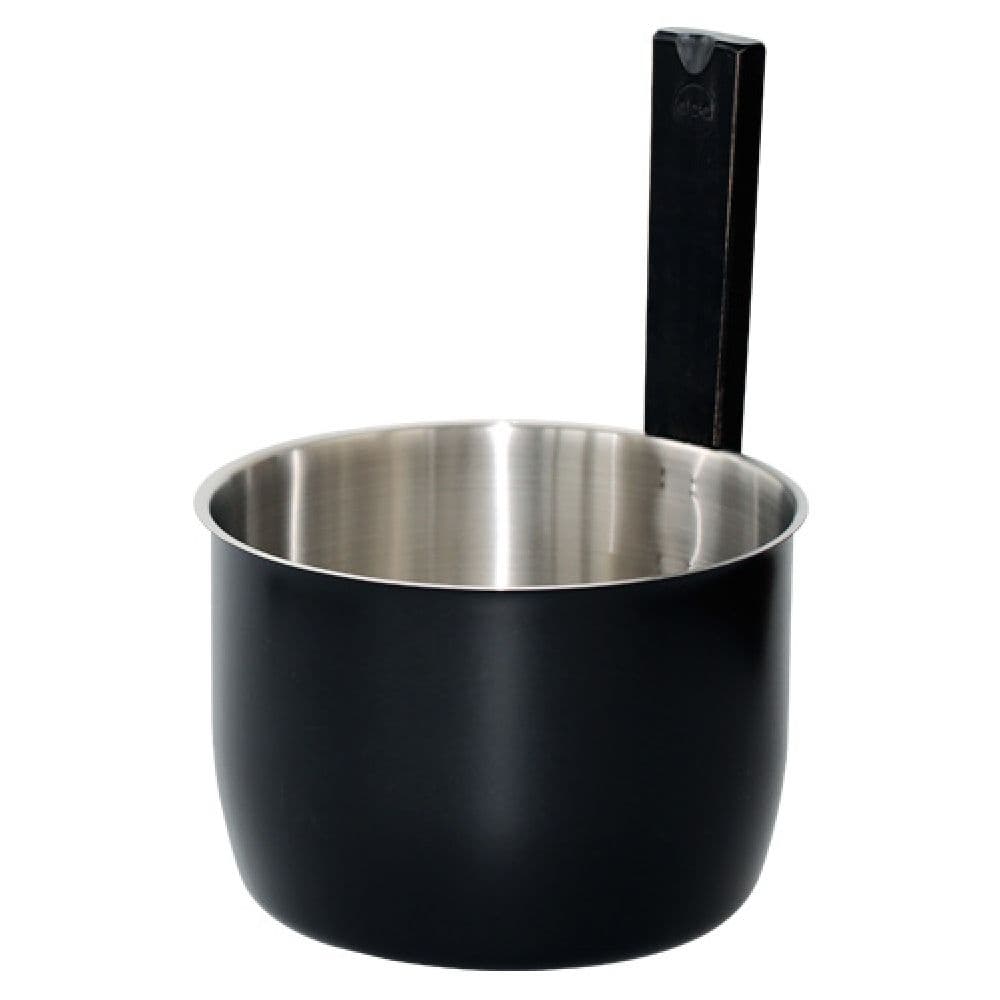 SAUNA - Kübel 5ltr aus Edelstahl mit Griffdaube