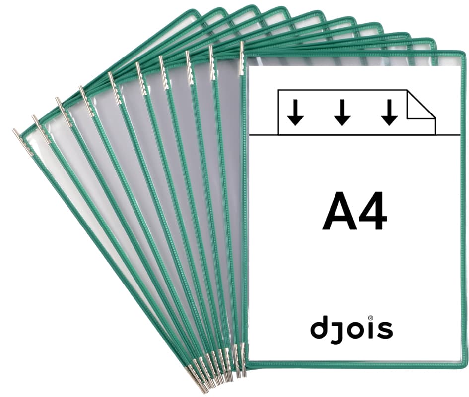 djois by tarifold Drehzapfentafel, DIN A4, grün