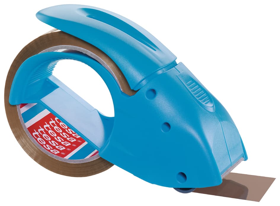 tesapack Handabroller , pack , n, go, , blau, bestückt