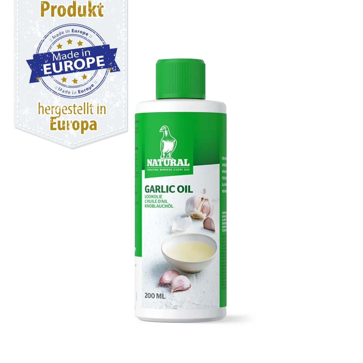 Natural - Knoblauchöl - Kondition & Gesundheit - 200 ml