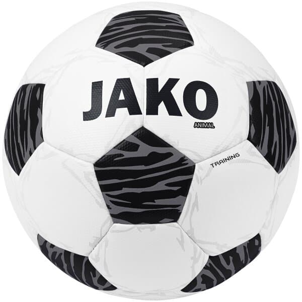 Jako Trainingsball Animal - weiß/schwarz/steingrau - 5