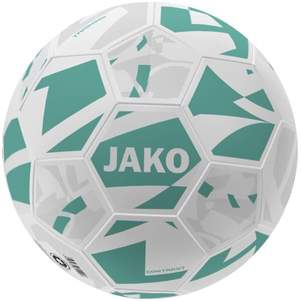Jako Trainingsball Contrast - weiß/mint - 3