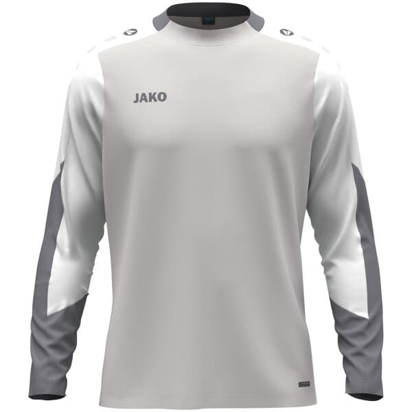 Jako Longsleeve Dynamic Kinder - hellgrau/weiß/grau - 140
