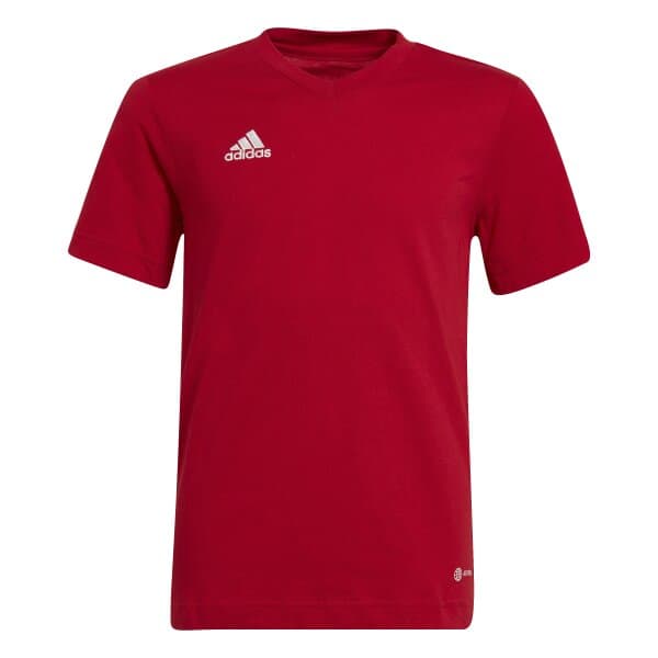 adidas Entrada 22 T - Shirt Kinder - rot - 140