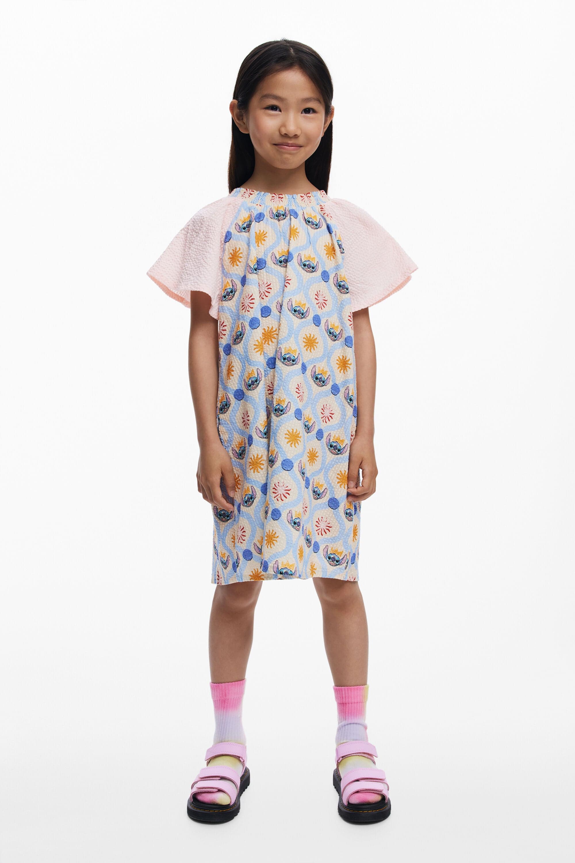 Desigual, Kleid Stich™ soles, Kinder, Baumwolle, 13/14