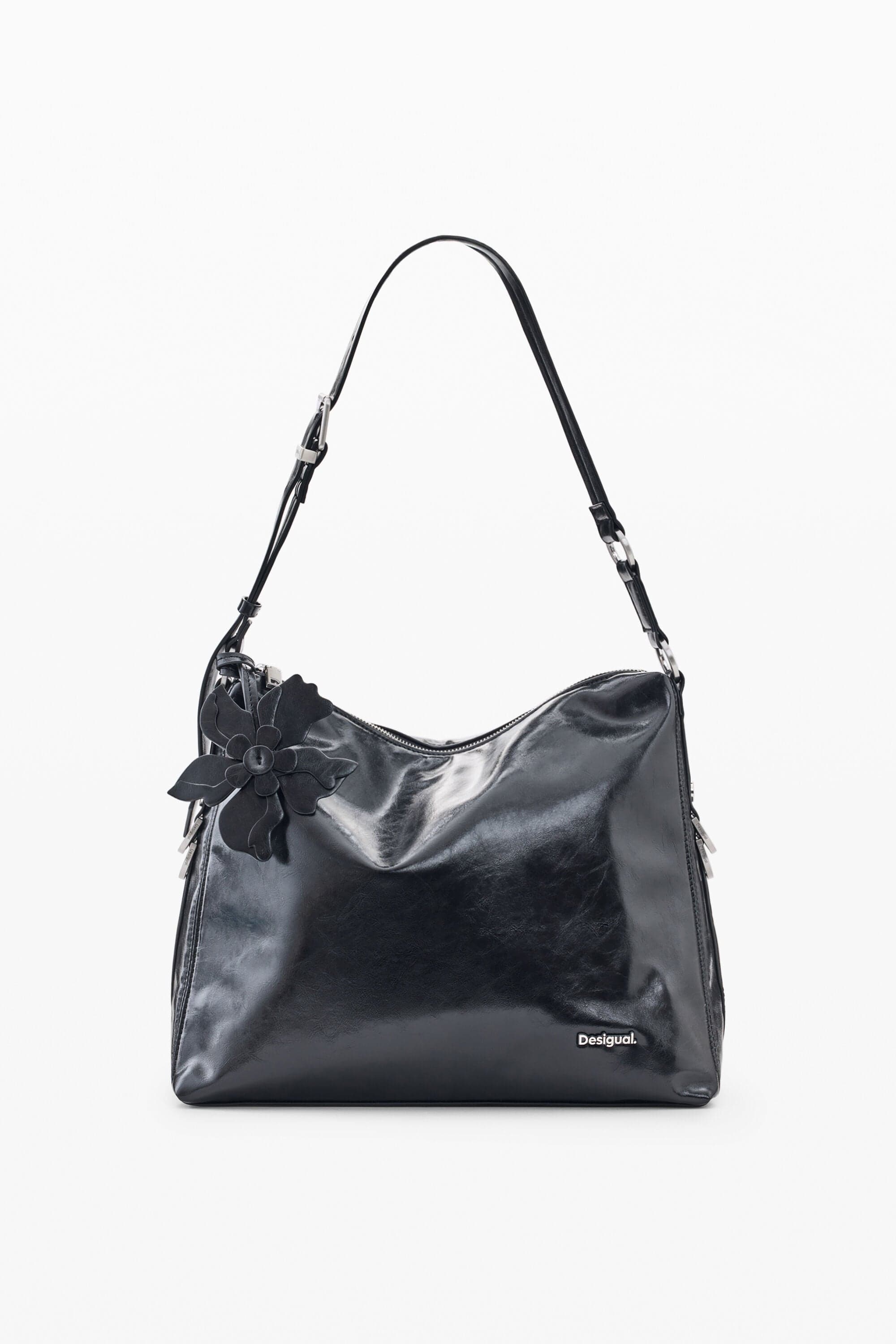 Desigual, Große tasche in lederoptik, Damen, Polyurethan, Schwarz, U