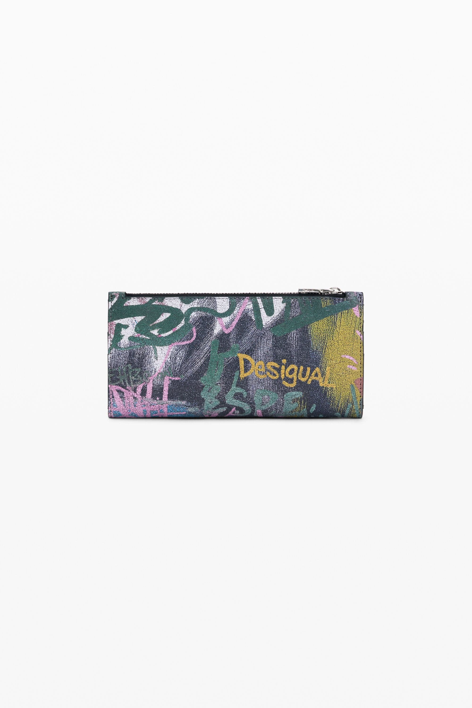 Desigual, Geldbörse in Lederoptik, Damen, Polyurethan, U