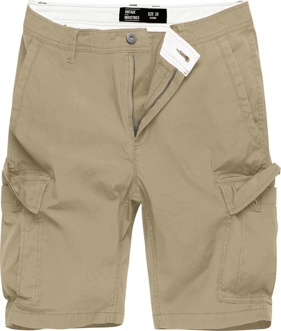 Vintage Industries V-Core Ryker Shorts, beige, Größe 36 für Männer