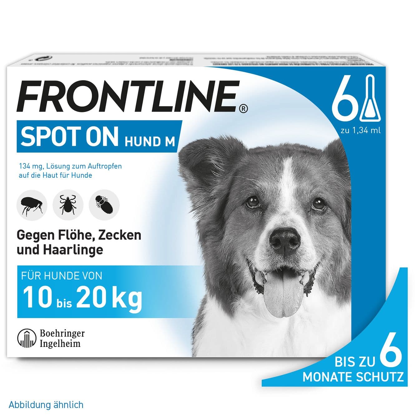 FRONTLINE Spot on H 20 Lösung f.Hunde 6 St.