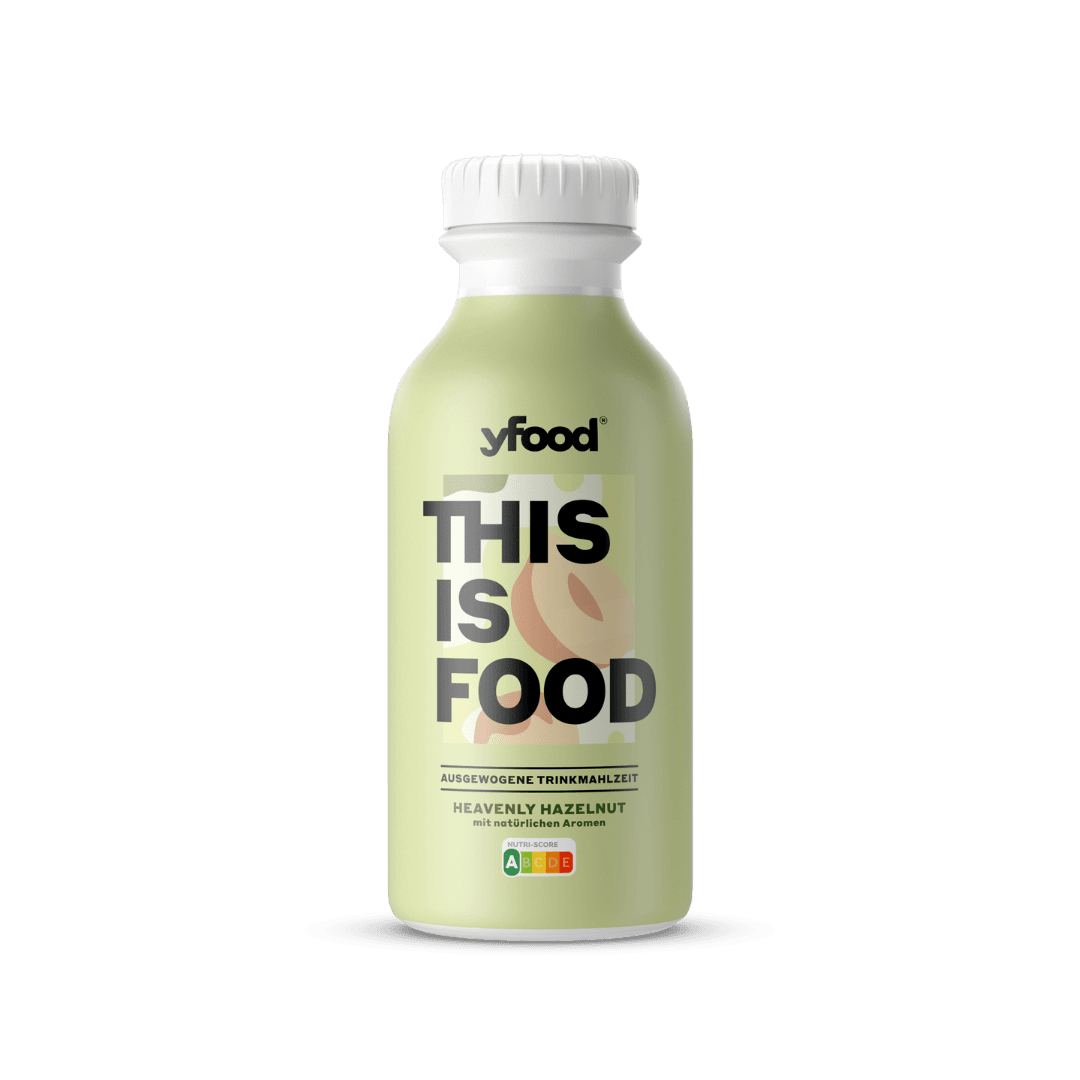 yfood Drink Heavenly Hazelnut, ausgewogene Trinkmahlzeit mit natürlichen Aromen, EINWEG PET, 500 Milliliter