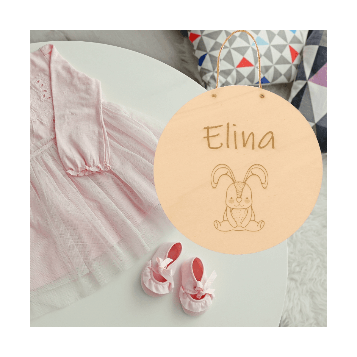 Personalisiertes Namensschild – Schrift 3 – Maus