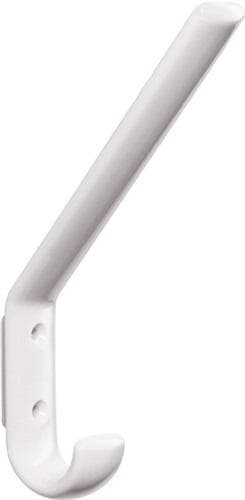 Garderobenhaken 477.90.070, einfach A.108mm PA 99 reinweiß H.163mm HEWI