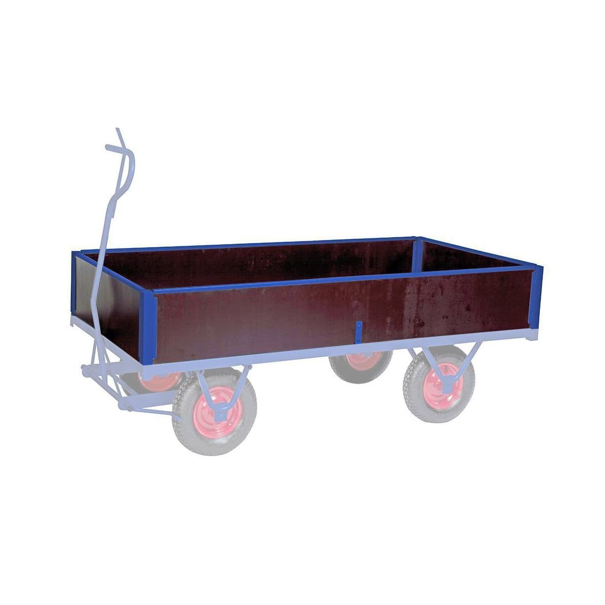 Seiten- und Stirnwände für Schwerlastwagen KM330250 - Ladefläche: 2.500 x 460 mm