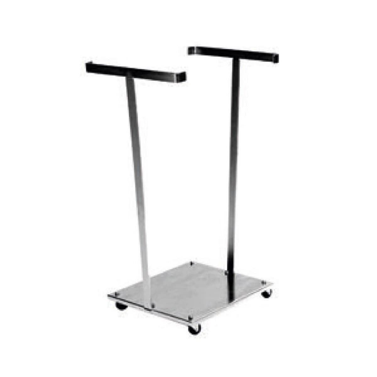 ESD-Müllsackständer auf 4 Lenkrollen 450 x 380 x 900 mm - für 125 Liter Säcke