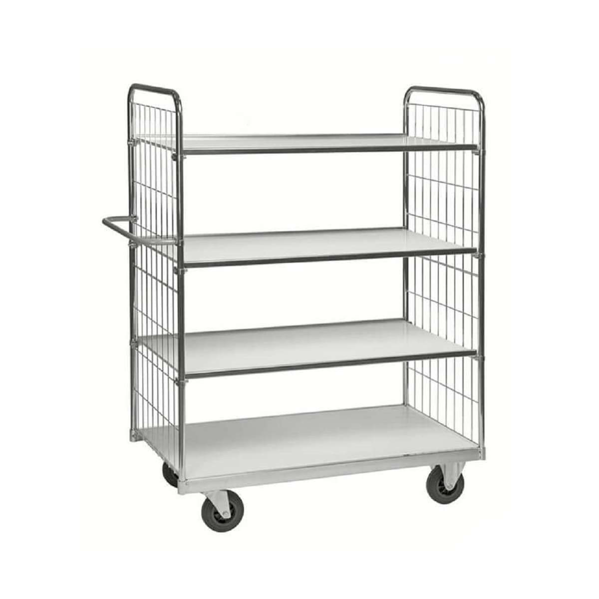Kommissionierwagen 300 kg, 4 Böden, 1.790 x 650 x 1.695 mm, verzinkt