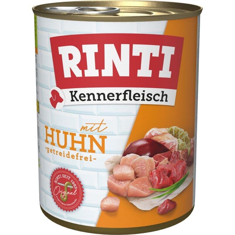 Rinti Hunde Nassfutter Dose Kennerfleisch Huhn 800g