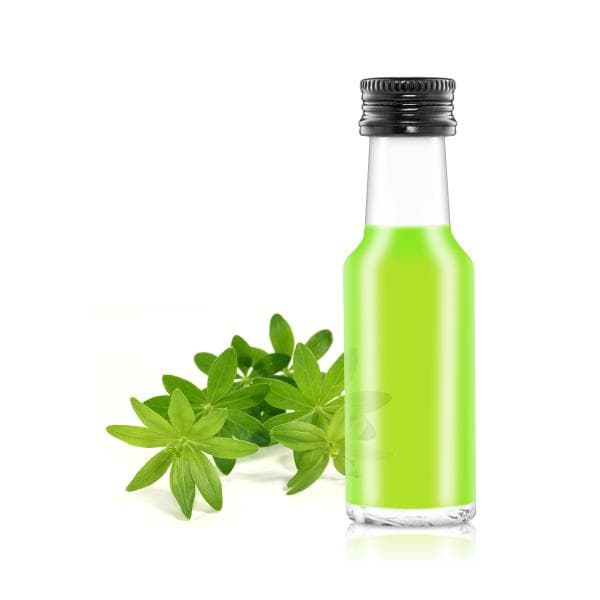 Waldmeister-Sahnelikör PET Minis mit eigenem Etikett