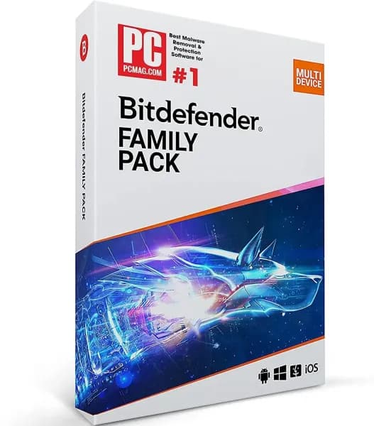 Bitdefender Family Pack 2026 (Laufzeit: 1 Jahr)