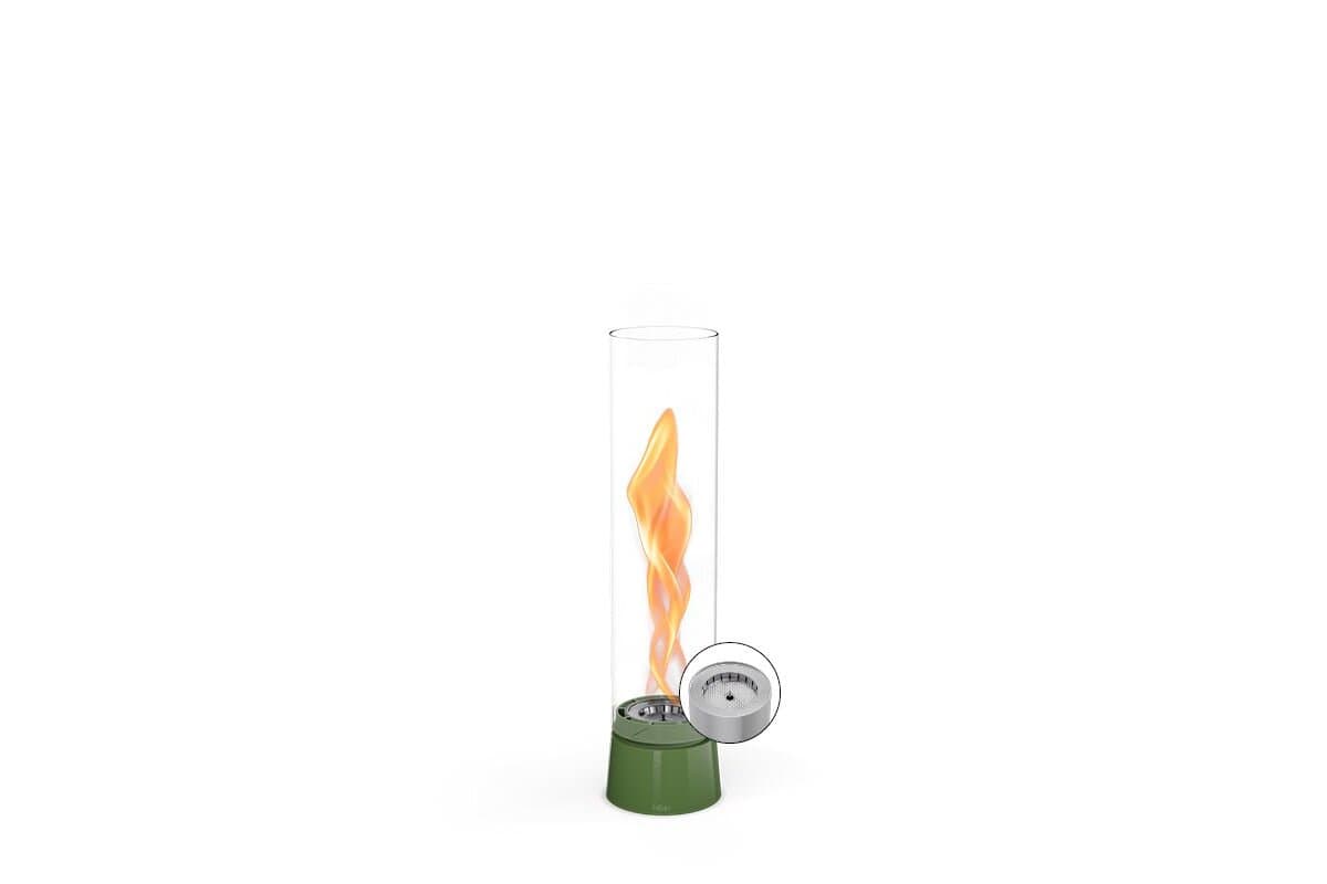 Höfats SPIN air 900 Tischfeuer Emaille grün