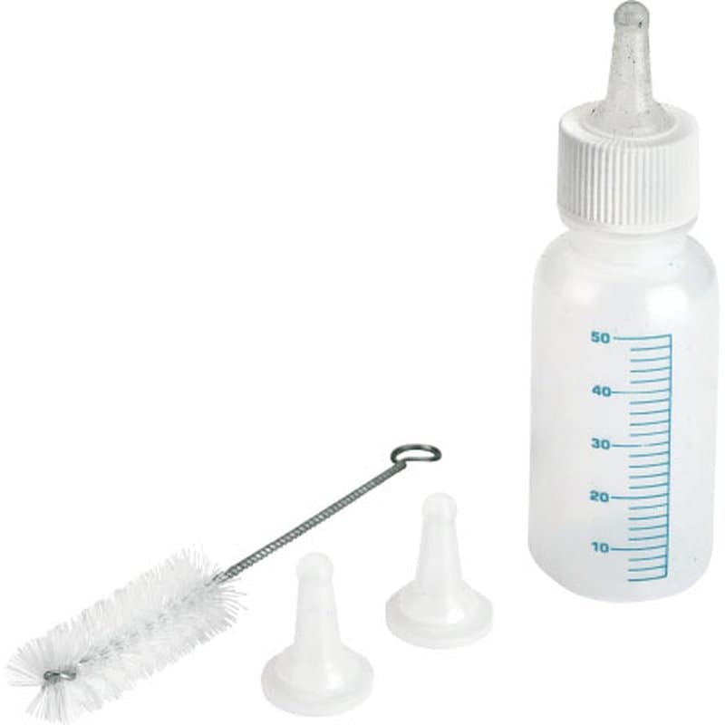 Aufzuchtflaschen-Set mit 3 Saugern und Reinigungsb?rste, 50ml F?llmenge