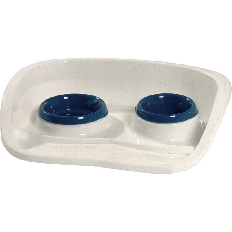 Dinner-Set Futterbar mit 2 N?pfen - 46 x 35 x 11 cm