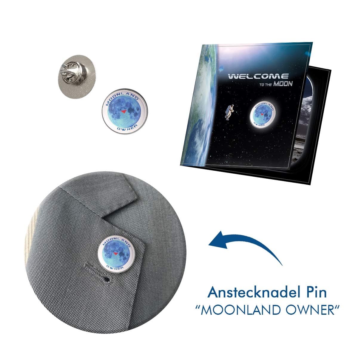 Pin Anstecker Mond & Lordschaft