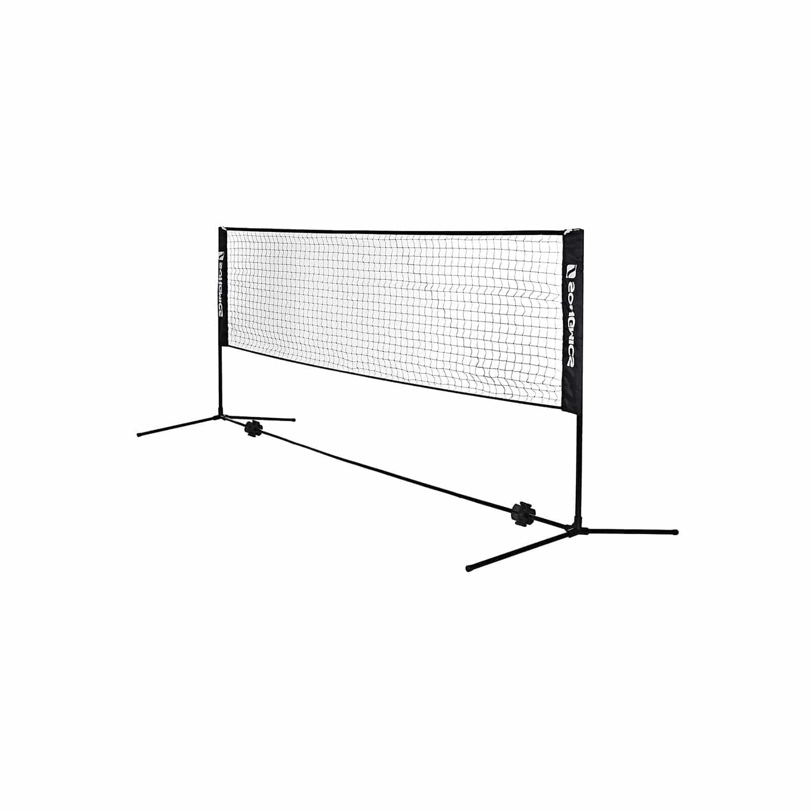 Tragbares Badmintonnetz in Schwarz