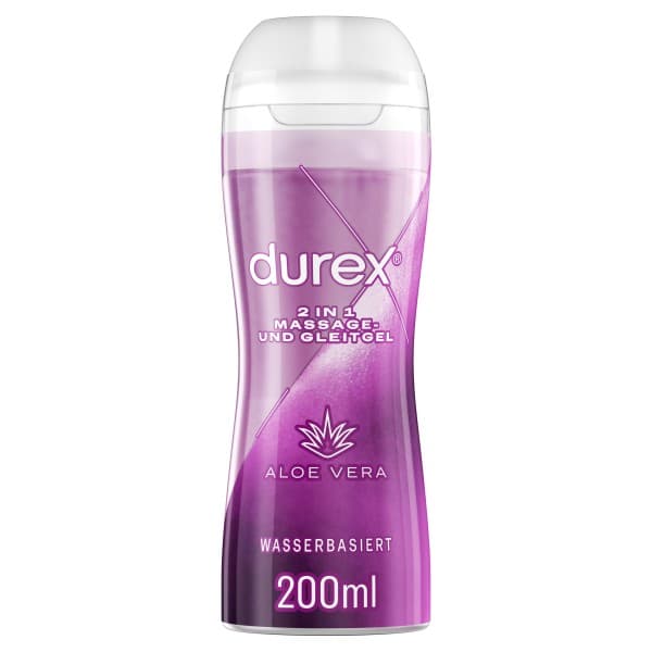 DUREX play 2 in1 Massage Gel Aloe Vera 200ml -New Design-