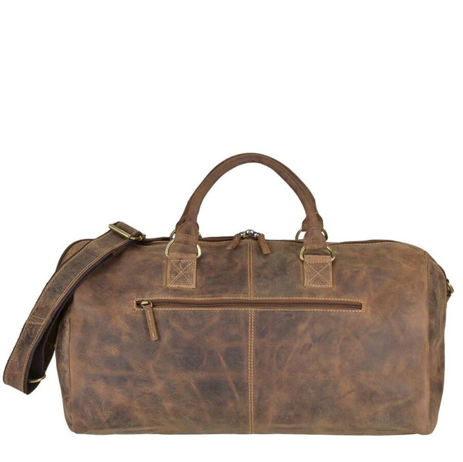 Klassischer Leder-Weekender im XXL-Format mit Schultergurt | Greenburry Vintage. Der strukturierte Begleiter für Ihren organisierten Alltag.