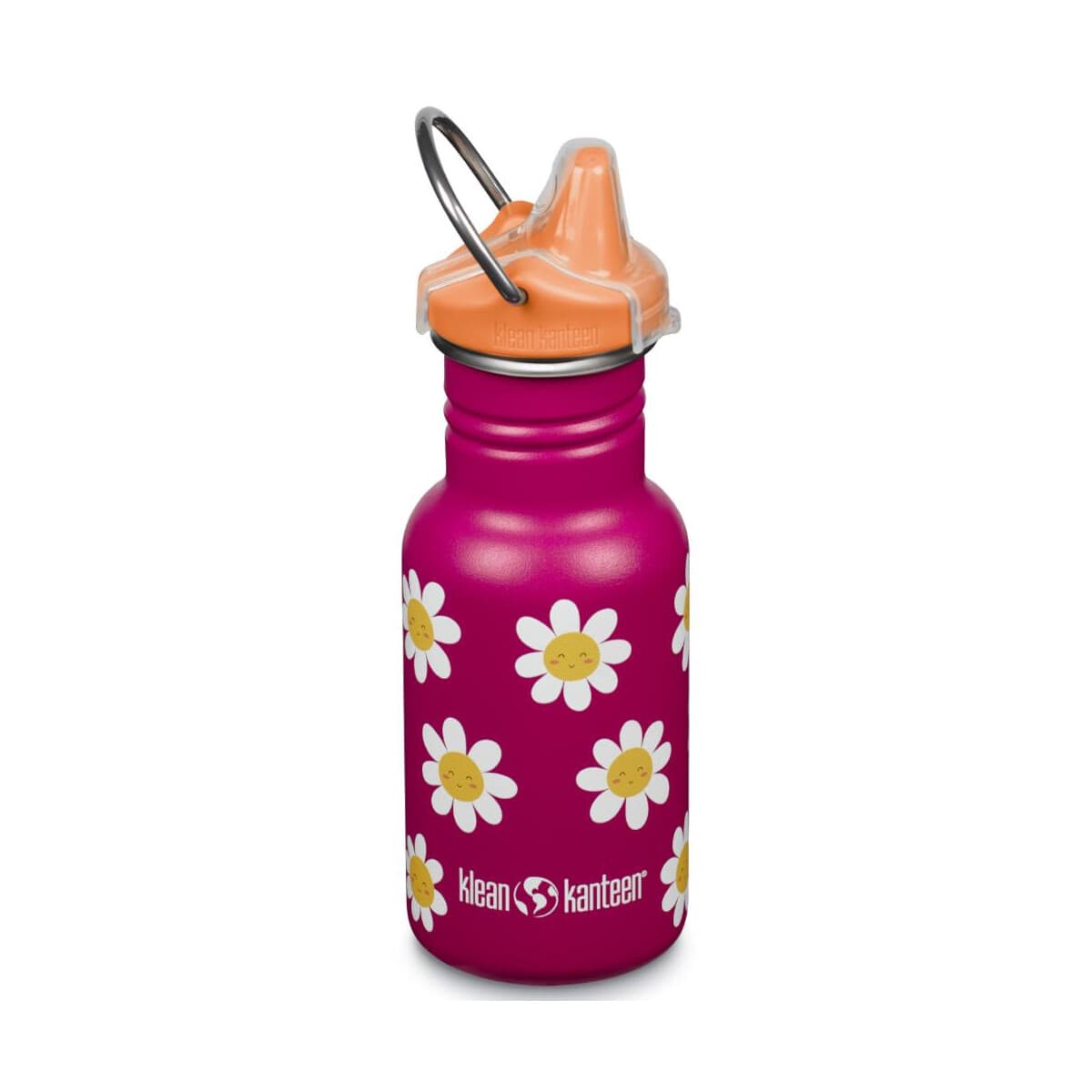 Klean Kanteen Kids - Trinkflasche 355ml Sippy Cap Happy Flowers