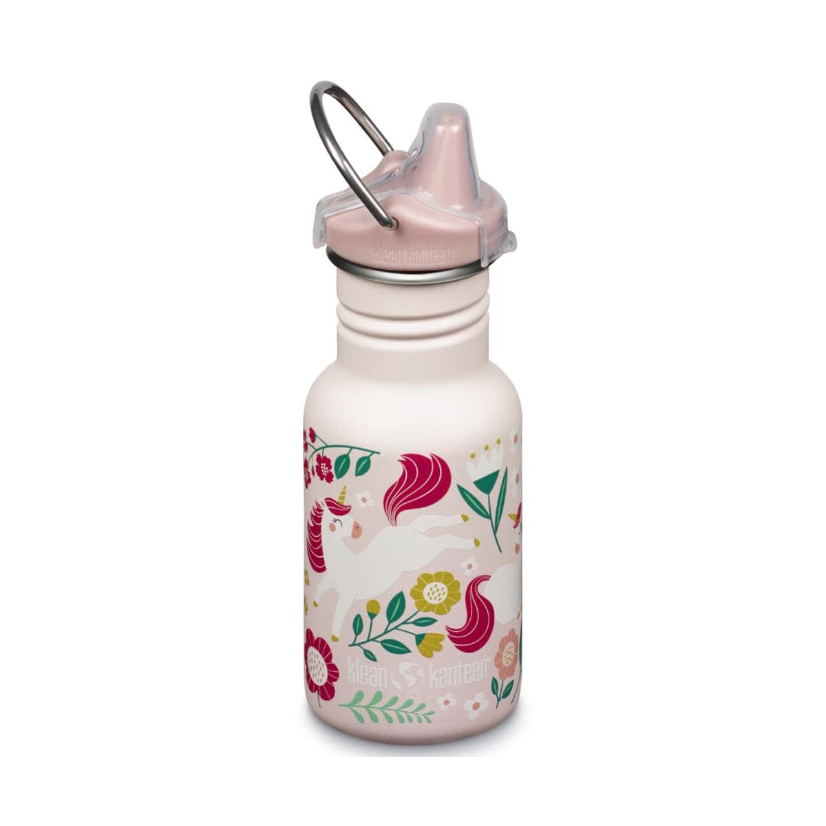 Klean Kanteen Kids - Trinkflasche 355ml Sippy Cap Leaping Unicorns