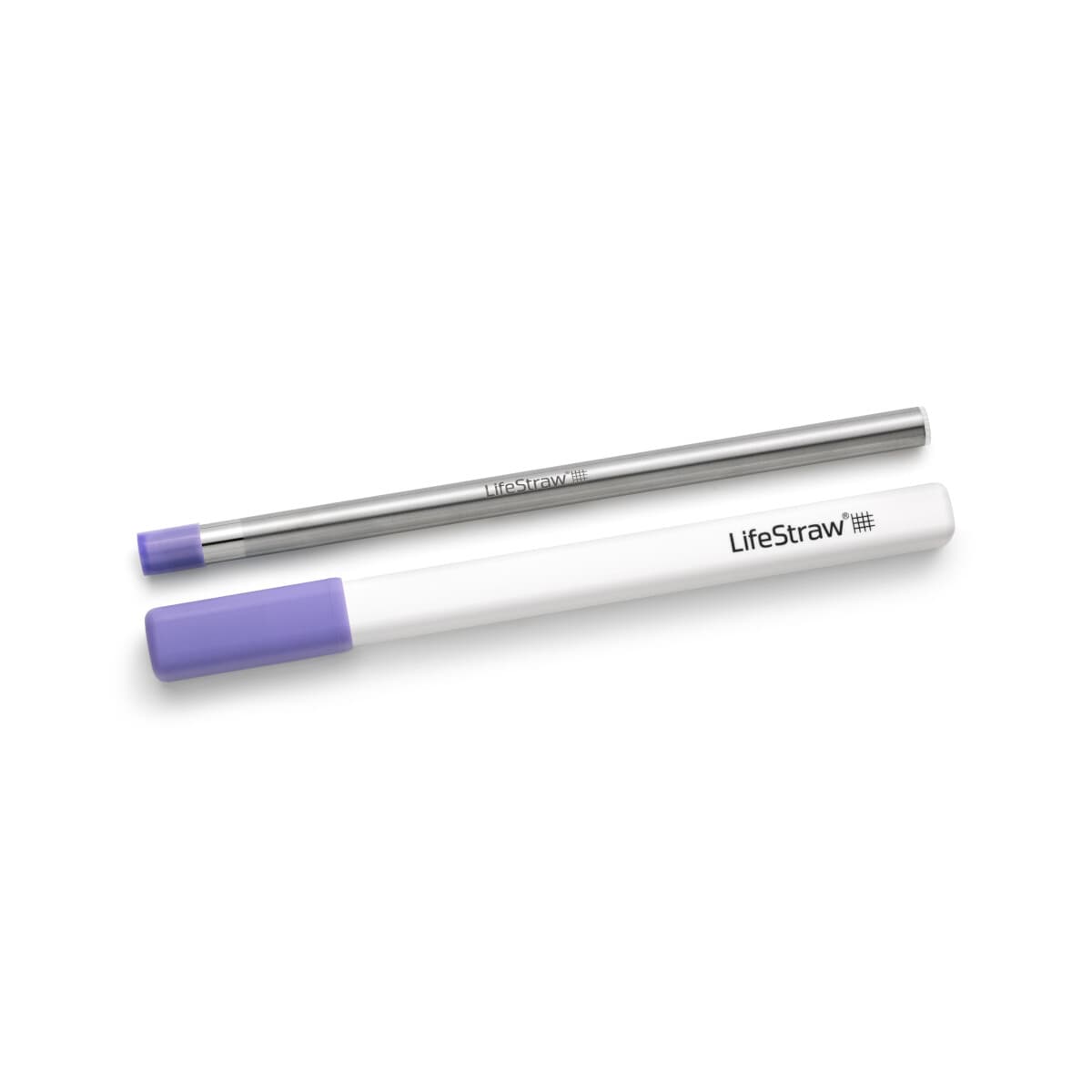 LifeStraw Sip - Wasserfilter-Strohhalm aus Edelstahl thistle purple