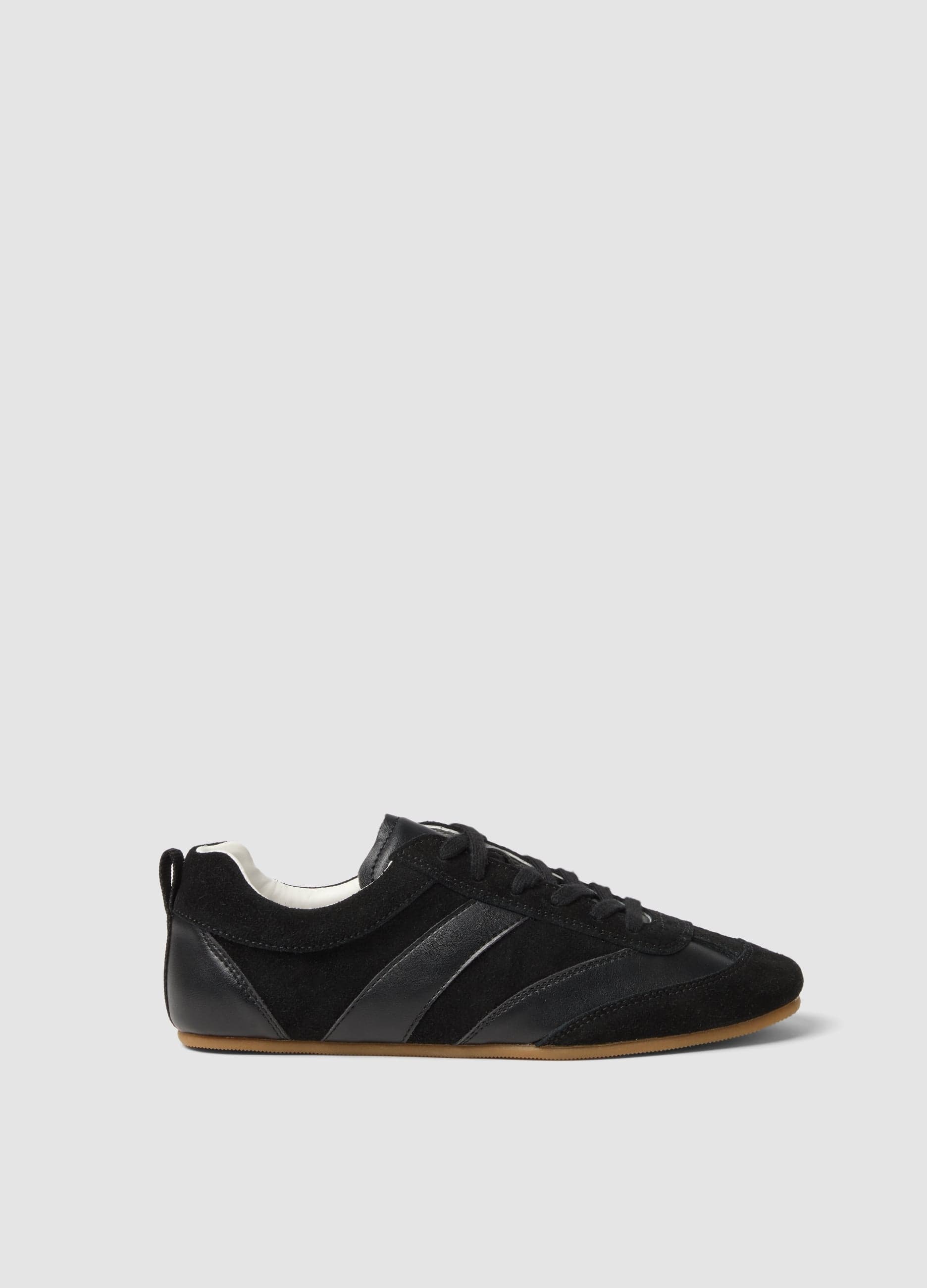 PIOMBO, Sneaker Aus Echtem Schwarzen Leder, Frau, Nero, Größe: 41