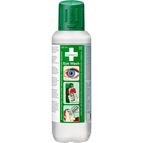 2 x "Cederroth" Augendusche 500 ml Ø 6,5 cm · 23,5 cm "Eye Wash"